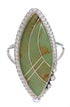 Sterling Silver Turquoise Southwest Jewelry Ring Size 7-3/4 FX93599